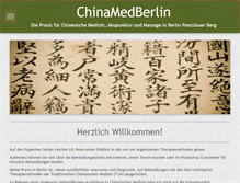Tablet Screenshot of china-med-berlin.com